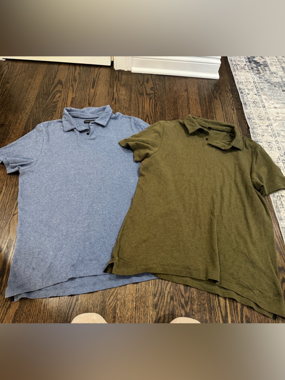 2 Banana Republic Cotton Polo Shirts (XL)